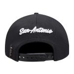 San Antonio Spurs mens san antonio spurs pro standard black paint the city pinch front snapback hat Collection | Official Spurs Store