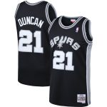 San Antonio Spurs mens san antonio spurs tim duncan mitchell  ness black 199899 big  tall hardwood classics swingman jersey Collection | Official Spurs Store