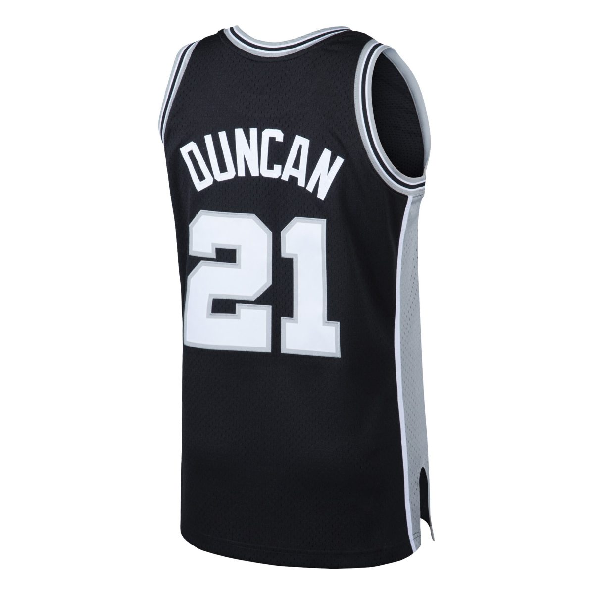 San Antonio Spurs mens san antonio spurs tim duncan mitchell  ness black 199899 hardwood classics swingman jersey Collection | Official Spurs Store