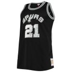 San Antonio Spurs mens san antonio spurs tim duncan mitchell  ness black big  tall 199899 nba 75th anniversary diamond swingman jersey Collection | Official Spurs Store
