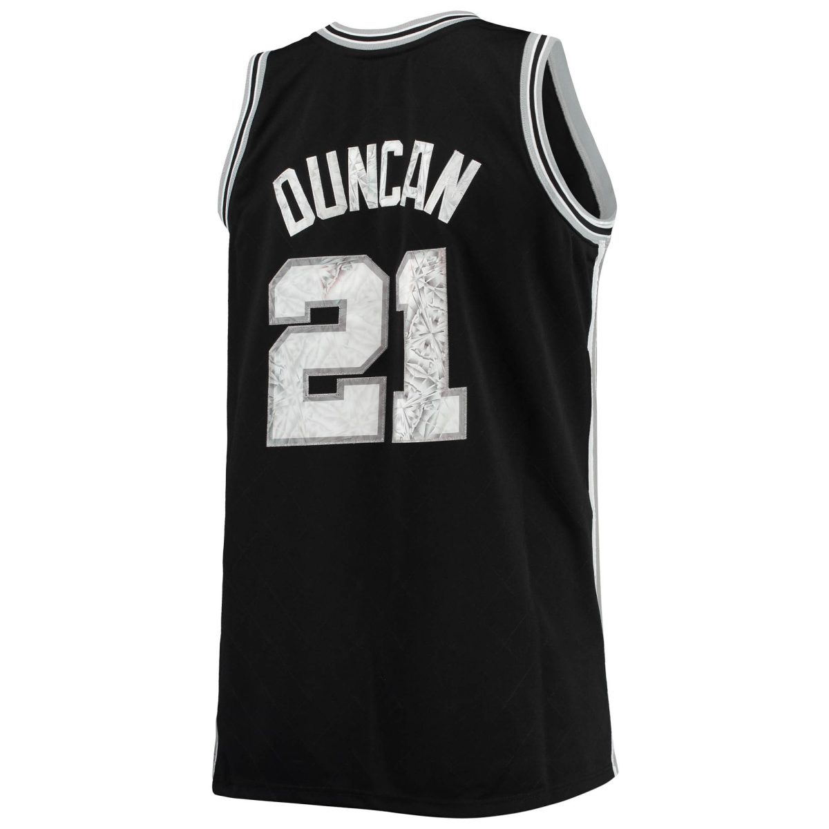 San Antonio Spurs mens san antonio spurs tim duncan mitchell  ness black big  tall 199899 nba 75th anniversary diamond swingman jersey Collection | Official Spurs Store