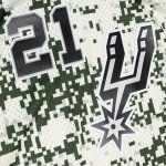 San Antonio Spurs mens san antonio spurs tim duncan mitchell  ness camo 201314 swingman jersey Collection | Official Spurs Store
