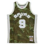 San Antonio Spurs mens san antonio spurs tony parker mitchell  ness camo hardwood classics 200001 ghost green swingman jersey Collection | Official Spurs Store