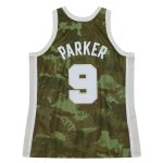 San Antonio Spurs mens san antonio spurs tony parker mitchell  ness camo hardwood classics 200001 ghost green swingman jersey Collection | Official Spurs Store