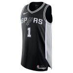 San Antonio Spurs mens san antonio spurs victor wembanyama nike black authentic jersey – icon edition Collection | Official Spurs Store
