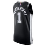 San Antonio Spurs mens san antonio spurs victor wembanyama nike black authentic jersey – icon edition Collection | Official Spurs Store