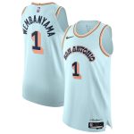 San Antonio Spurs mens san antonio spurs victor wembanyama nike light blue 202425 authentic player jersey – city edition Collection | Official Spurs Store