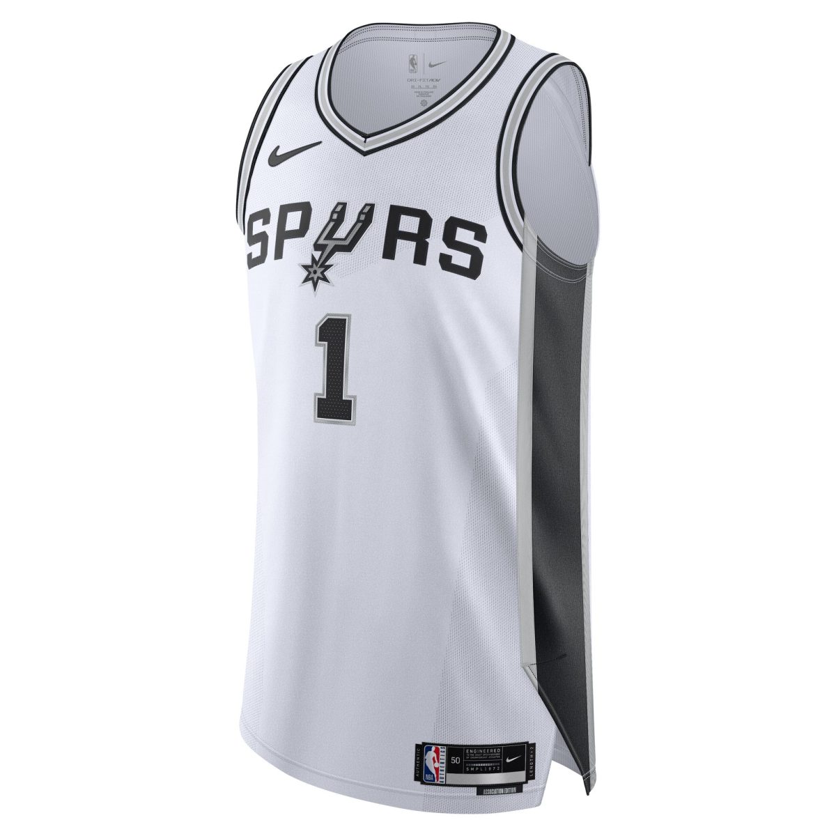 San Antonio Spurs mens san antonio spurs victor wembanyama nike white authentic jersey – association edition Collection | Official Spurs Store