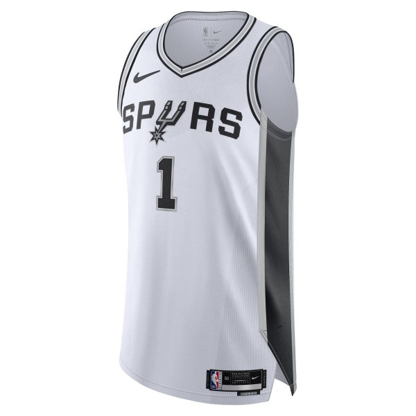 San Antonio Spurs mens san antonio spurs victor wembanyama nike white authentic jersey – association edition Collection | Official Spurs Store