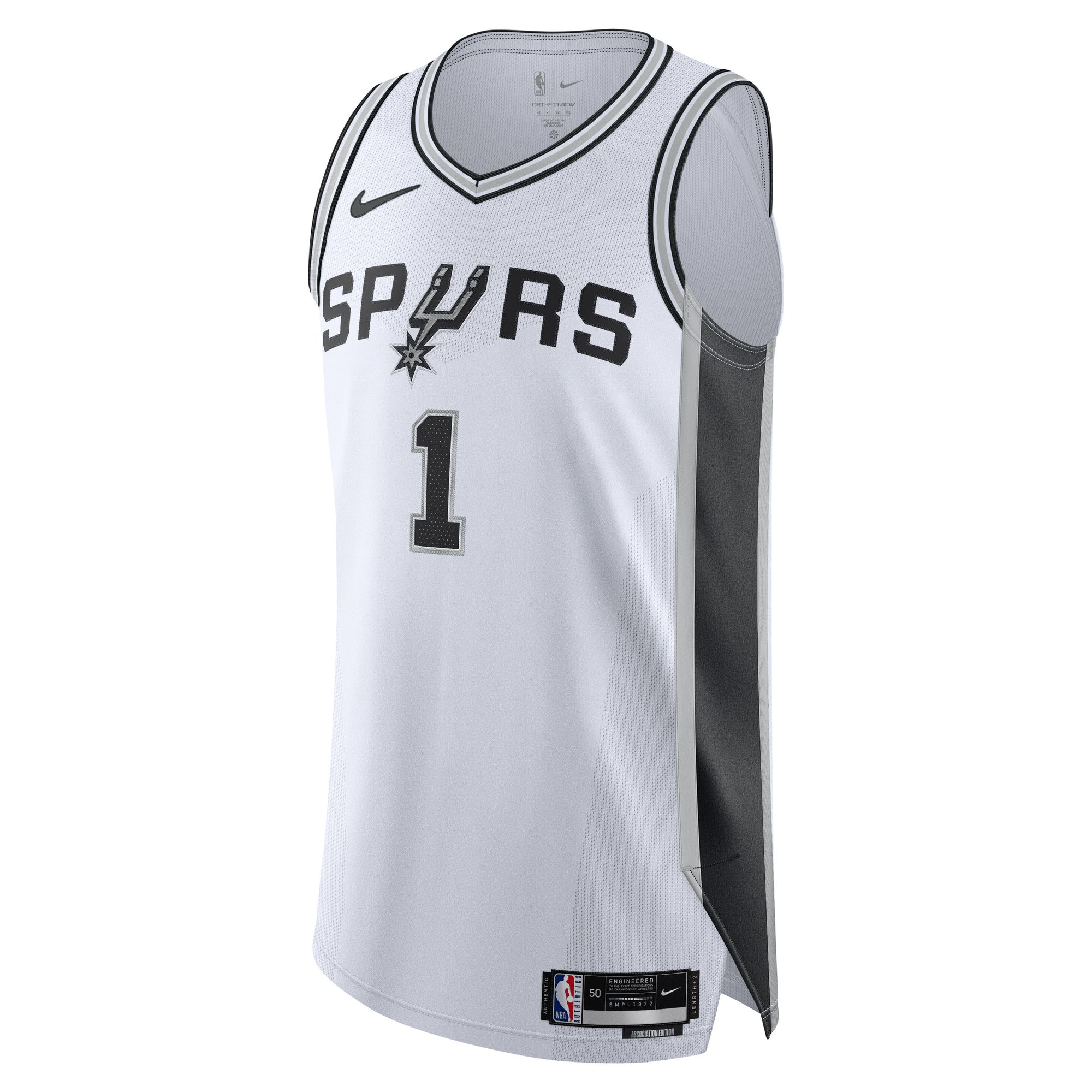 San Antonio Spurs mens san antonio spurs victor wembanyama nike white authentic jersey – association edition Collection | Official Spurs Store