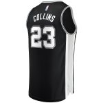 San Antonio Spurs mens san antonio spurs zach collins fanatics black fast break replica jersey – icon edition Collection | Official Spurs Store