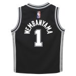 San Antonio Spurs toddler san antonio spurs victor wembanyama nike black swingman player jersey – icon edition Collection | Official Spurs Store