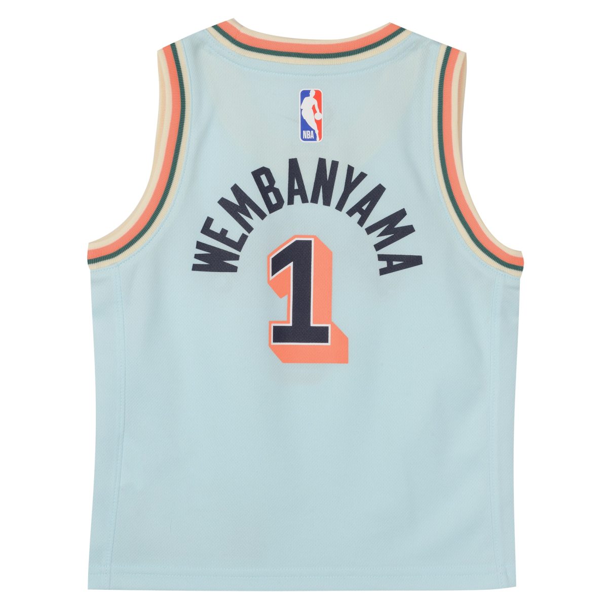 San Antonio Spurs toddler san antonio spurs victor wembanyama nike light blue 202425 swingman player jersey – city edition Collection | Official Spurs Store