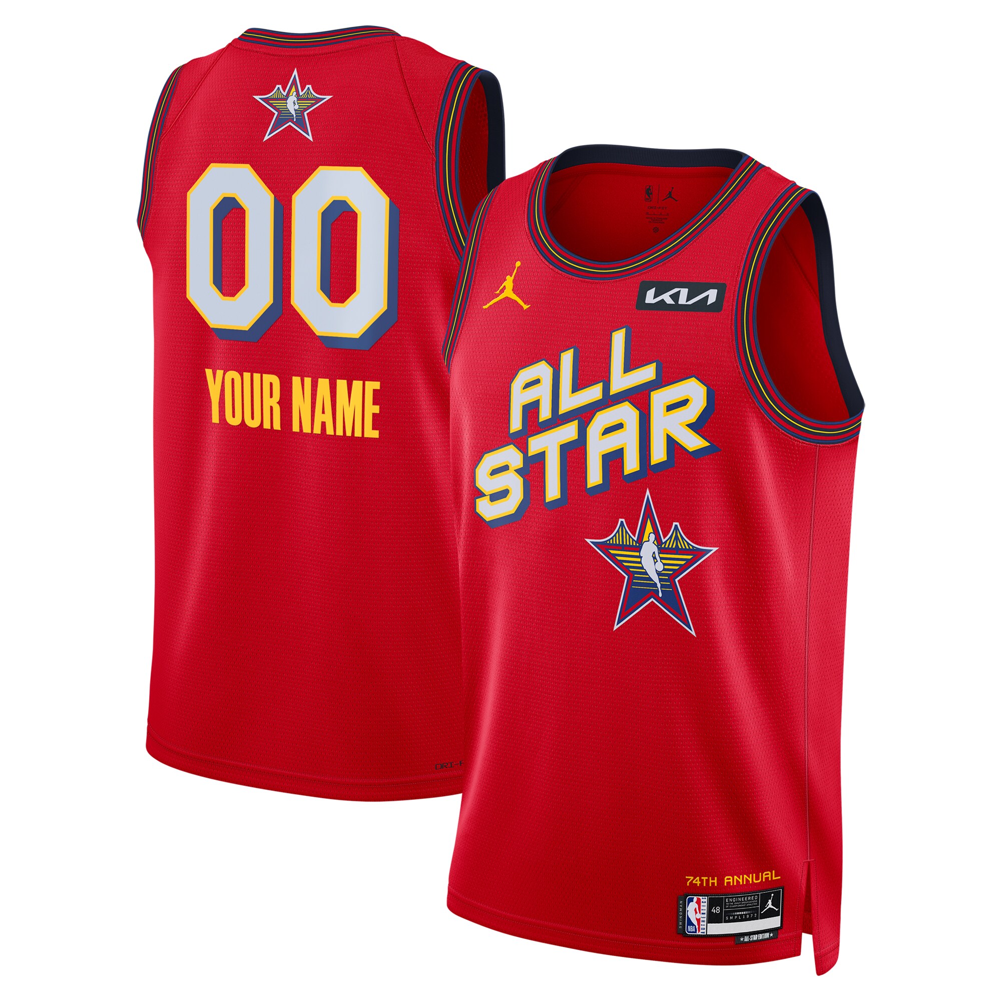 San Antonio Spurs unisex jordan brand red 2025 nba all-star game swingman pick-a-player jersey Collection | Official Spurs Store