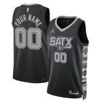 San Antonio Spurs unisex san antonio spurs jordan brand black 202223 swingman custom jersey – statement edition Collection | Official Spurs Store