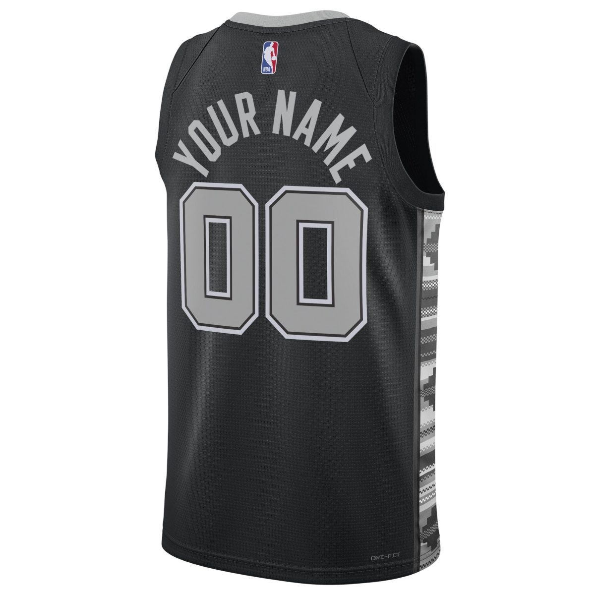 San Antonio Spurs unisex san antonio spurs jordan brand black 202223 swingman custom jersey – statement edition Collection | Official Spurs Store