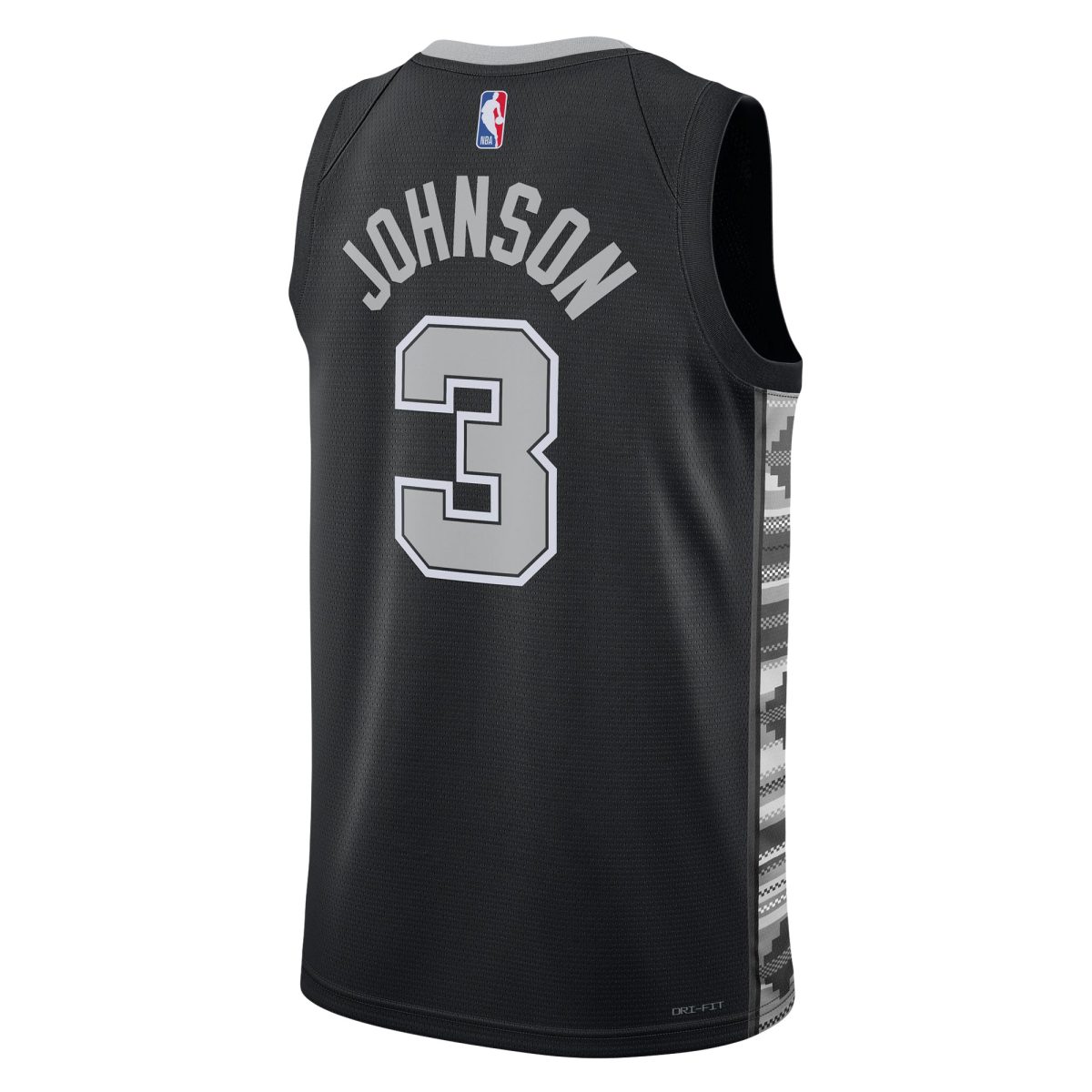 San Antonio Spurs unisex san antonio spurs keldon johnson jordan brand black swingman jersey – statement edition Collection | Official Spurs Store