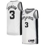 San Antonio Spurs unisex san antonio spurs keldon johnson nike white swingman jersey – association edition Collection | Official Spurs Store
