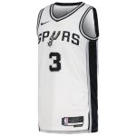 San Antonio Spurs unisex san antonio spurs keldon johnson nike white swingman jersey – association edition Collection | Official Spurs Store
