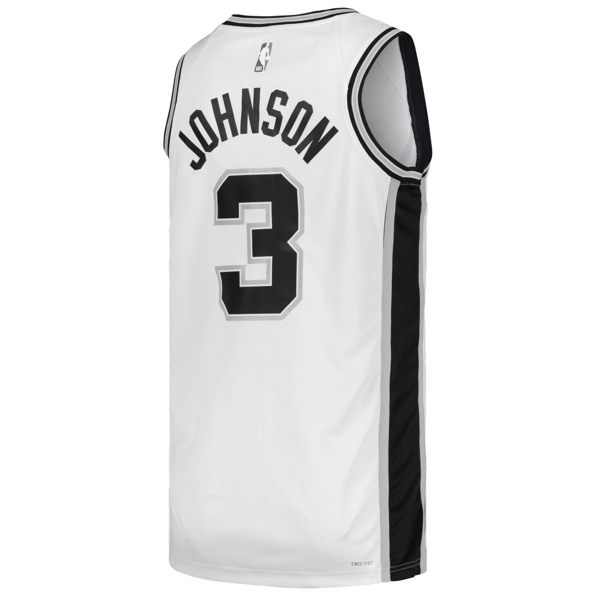 San Antonio Spurs unisex san antonio spurs keldon johnson nike white swingman jersey – association edition Collection | Official Spurs Store