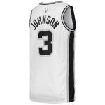 San Antonio Spurs unisex san antonio spurs keldon johnson nike white swingman jersey – association edition Collection | Official Spurs Store