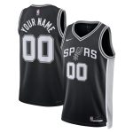 San Antonio Spurs unisex san antonio spurs nike black swingman custom jersey – icon edition Collection | Official Spurs Store