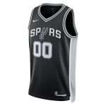 San Antonio Spurs unisex san antonio spurs nike black swingman custom jersey – icon edition Collection | Official Spurs Store