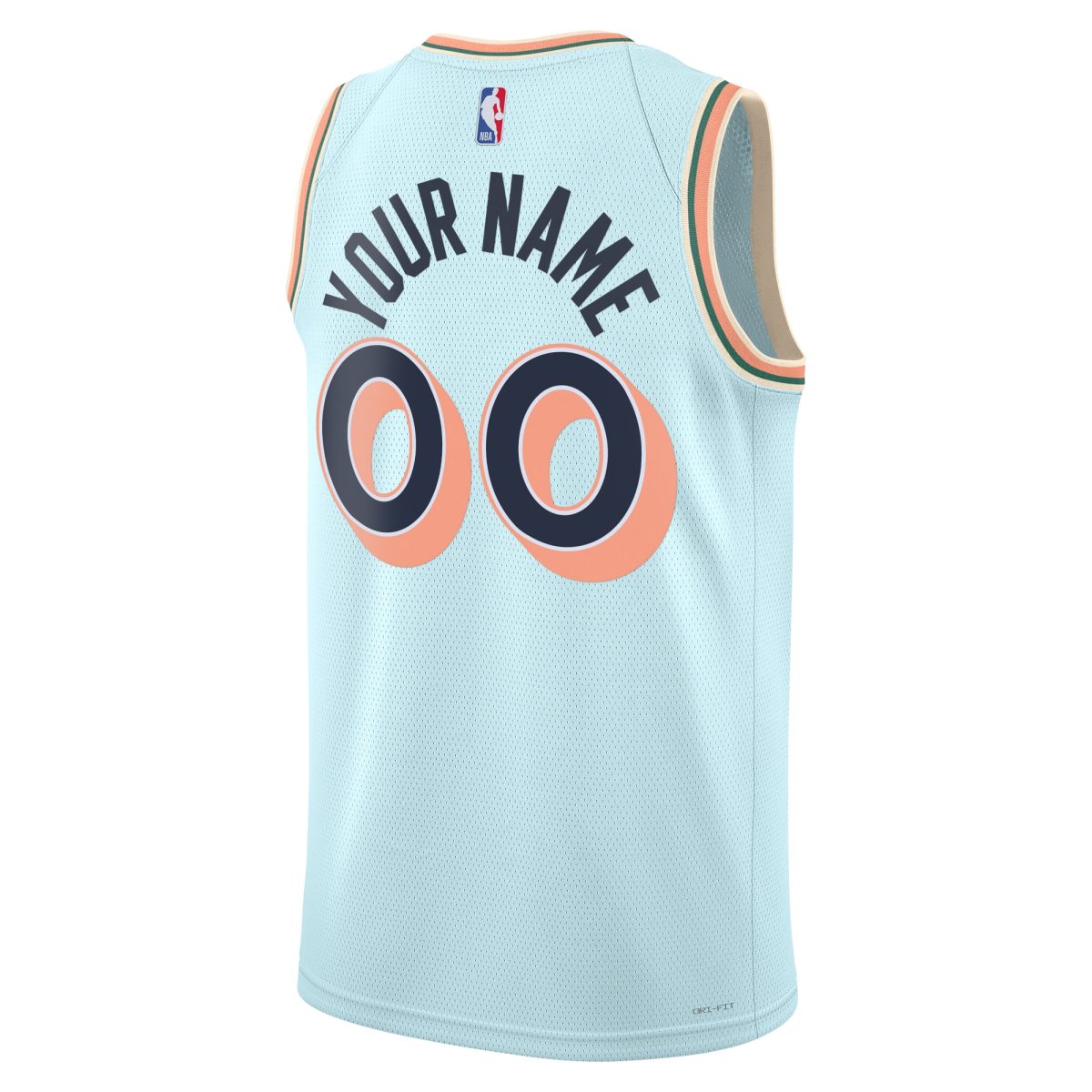 San Antonio Spurs unisex san antonio spurs nike light blue 202425 custom swingman jersey – city edition Collection | Official Spurs Store