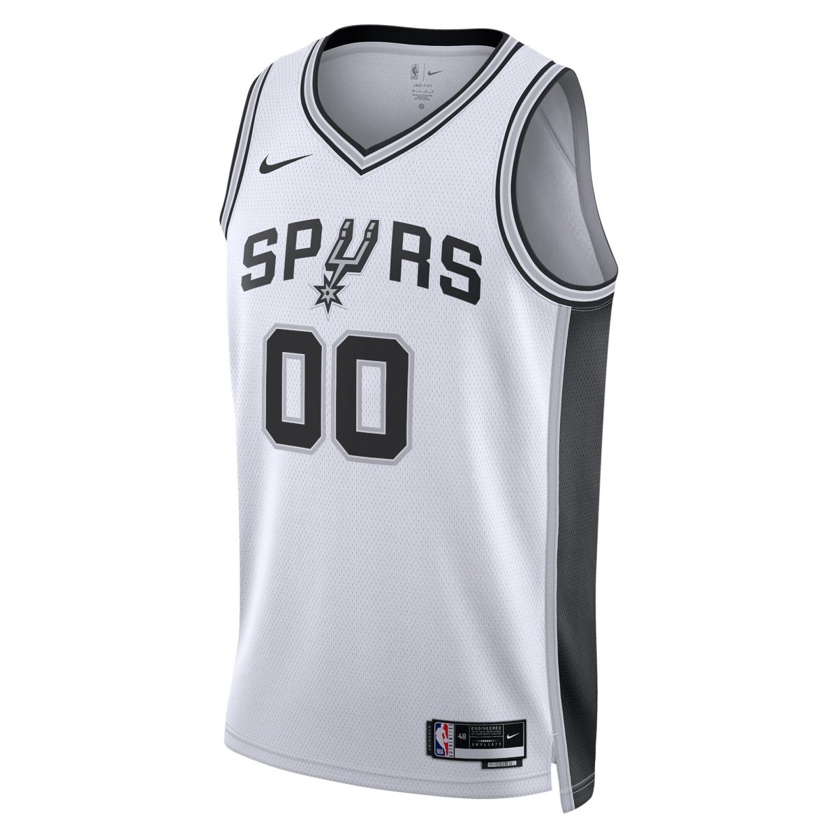 San Antonio Spurs unisex san antonio spurs nike white swingman custom jersey – association edition Collection | Official Spurs Store