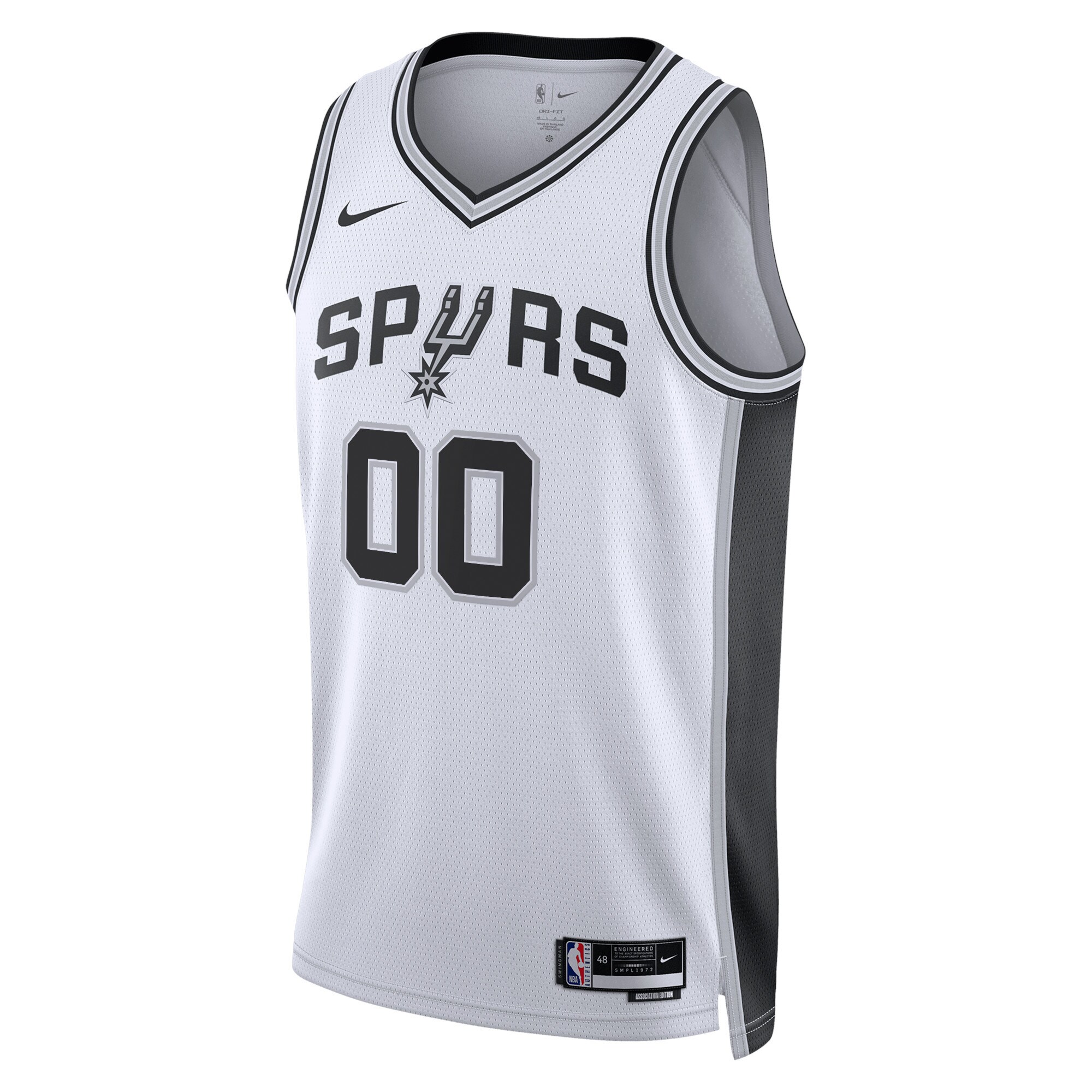 San Antonio Spurs unisex san antonio spurs nike white swingman custom jersey – association edition Collection | Official Spurs Store