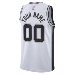 San Antonio Spurs unisex san antonio spurs nike white swingman custom jersey – association edition Collection | Official Spurs Store