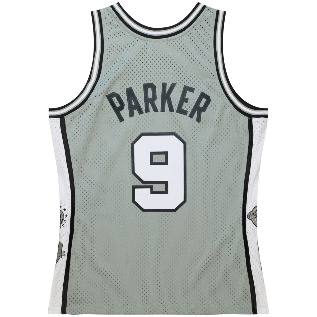 San Antonio Spurs unisex san antonio spurs tony parker mitchell  ness gray hall of fame class of 2023 throwback swingman jersey Collection | Official Spurs Store