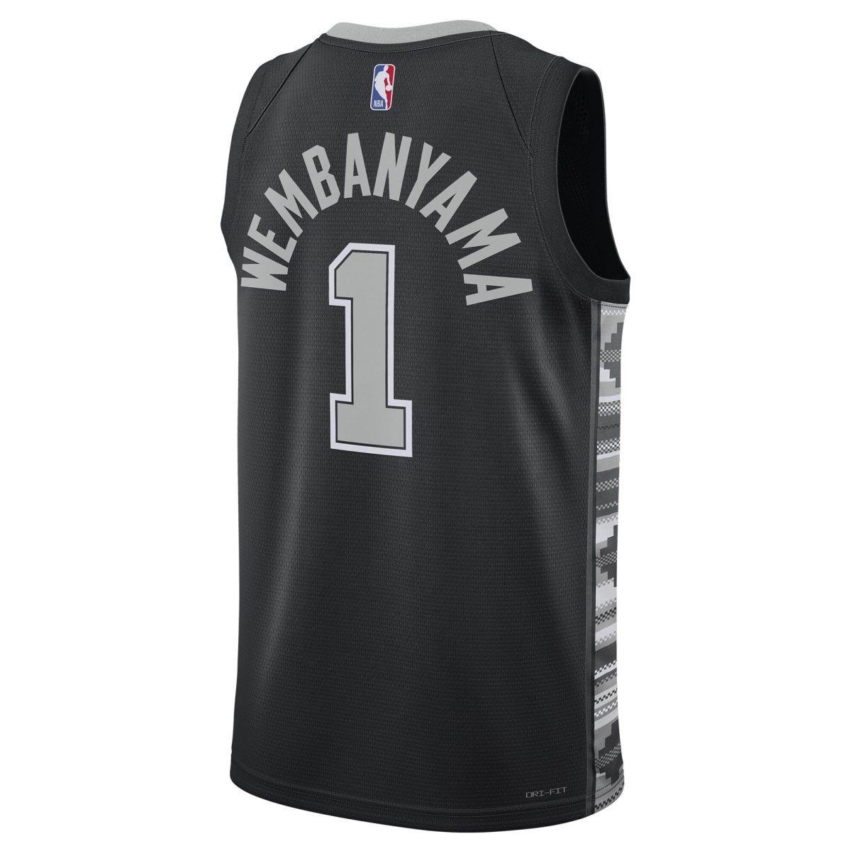 San Antonio Spurs unisex san antonio spurs victor wembanyama jordan brand black swingman jersey – statement edition Collection | Official Spurs Store