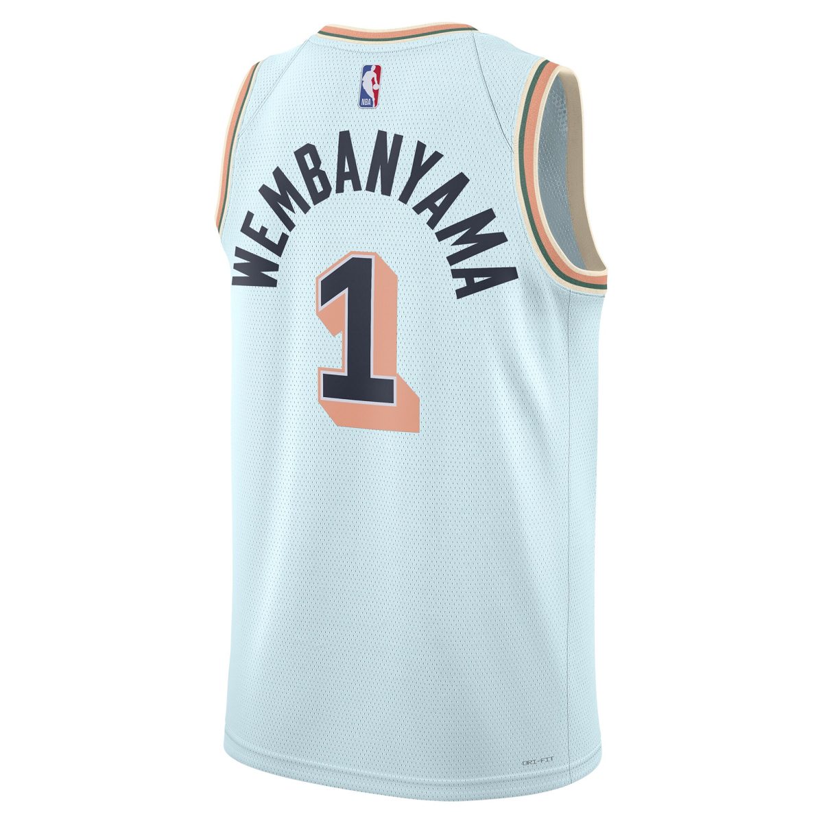 San Antonio Spurs unisex san antonio spurs victor wembanyama nike light blue 202425 swingman player jersey – city edition Collection | Official Spurs Store