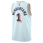 San Antonio Spurs unisex san antonio spurs victor wembanyama nike light blue 202425 swingman player jersey – city edition Collection | Official Spurs Store
