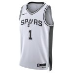 San Antonio Spurs unisex san antonio spurs victor wembanyama nike white swingman jersey – association edition Collection | Official Spurs Store