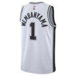 San Antonio Spurs unisex san antonio spurs victor wembanyama nike white swingman jersey – association edition Collection | Official Spurs Store
