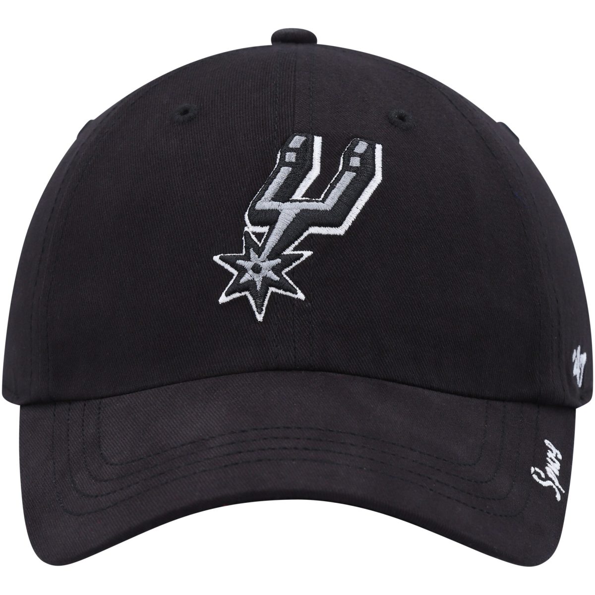 San Antonio Spurs womens san antonio spurs 47 black miata clean up adjustable hat Collection | Official Spurs Store