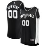 San Antonio Spurs youth san antonio spurs fanatics black fast break custom replica jersey – icon edition Collection | Official Spurs Store