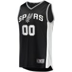 San Antonio Spurs youth san antonio spurs fanatics black fast break custom replica jersey – icon edition Collection | Official Spurs Store