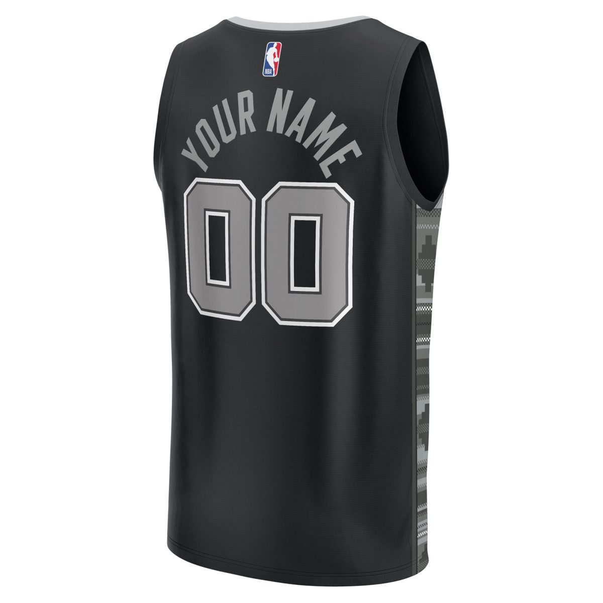 San Antonio Spurs youth san antonio spurs fanatics black fast break replica custom jersey – statement edition Collection | Official Spurs Store