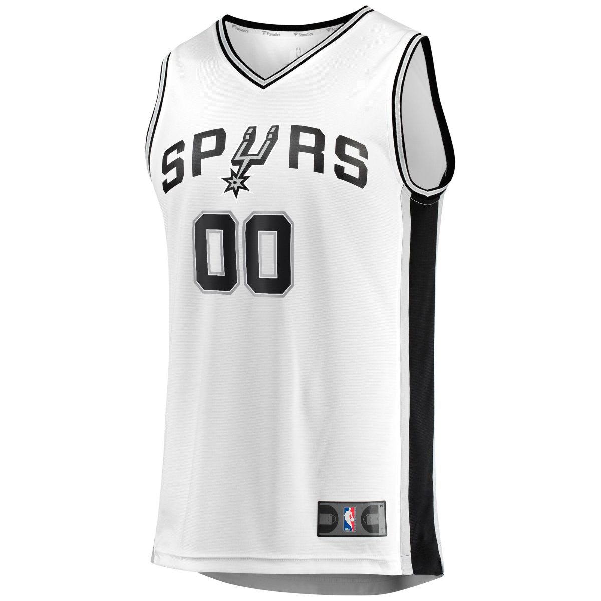 San Antonio Spurs youth san antonio spurs fanatics white fast break replica custom jersey – association edition Collection | Official Spurs Store
