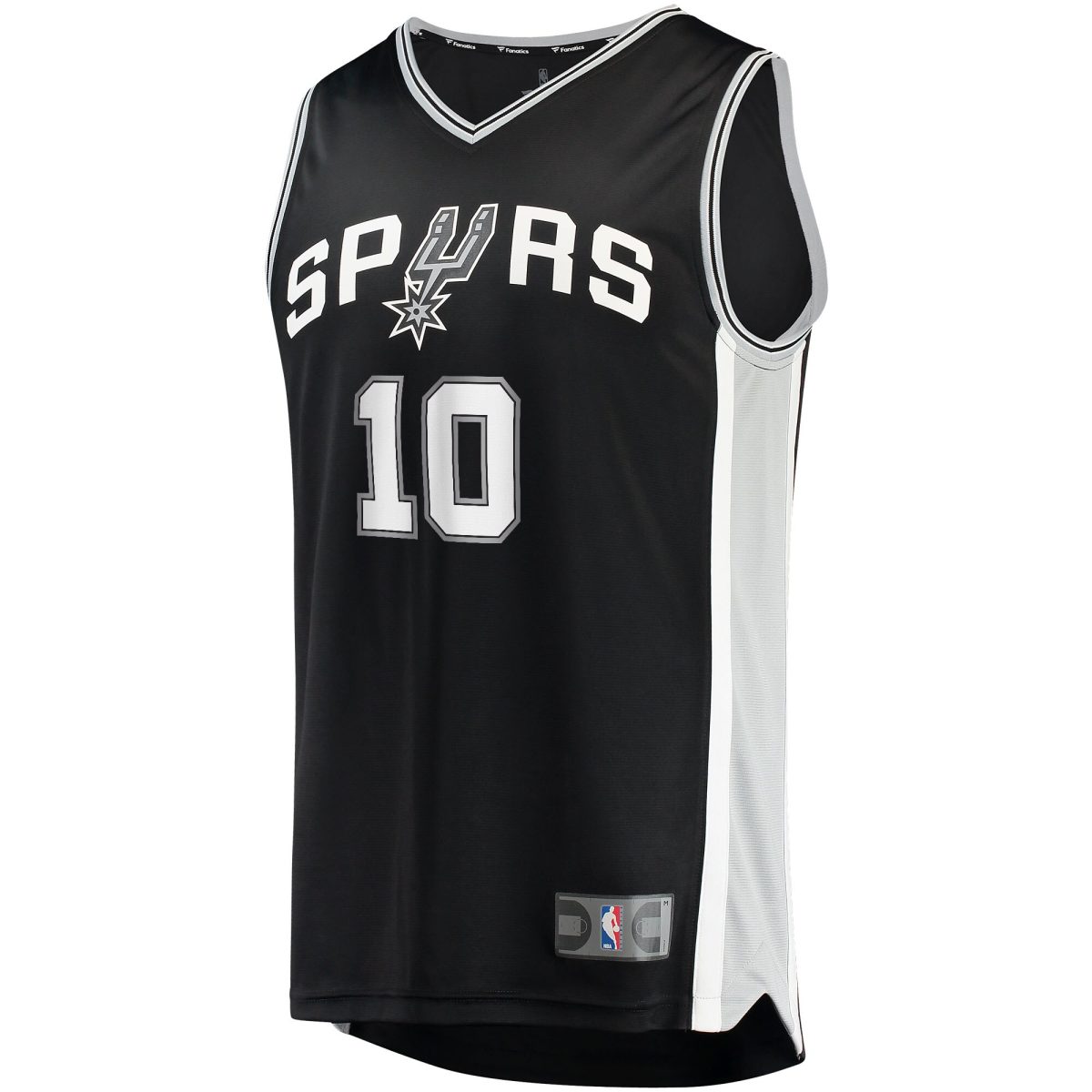 San Antonio Spurs youth san antonio spurs jeremy sochan fanatics black 2022 nba draft first round pick fast break replica jersey – icon edition Collection | Official Spurs Store