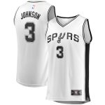 San Antonio Spurs youth san antonio spurs keldon johnson fanatics white fast break association jersey Collection | Official Spurs Store