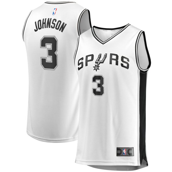 San Antonio Spurs youth san antonio spurs keldon johnson fanatics white fast break association jersey Collection | Official Spurs Store