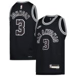 San Antonio Spurs youth san antonio spurs keldon johnson nike black 202223 swingman jersey – classic edition Collection | Official Spurs Store