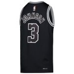 San Antonio Spurs youth san antonio spurs keldon johnson nike black 202223 swingman jersey – classic edition Collection | Official Spurs Store