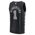 San Antonio Spurs youth san antonio spurs victor wembanyama fanatics black fast break player jersey – statement edition Collection | Official Spurs Store