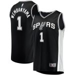 San Antonio Spurs youth san antonio spurs victor wembanyama fanatics black fast break replica jersey – icon edition Collection | Official Spurs Store