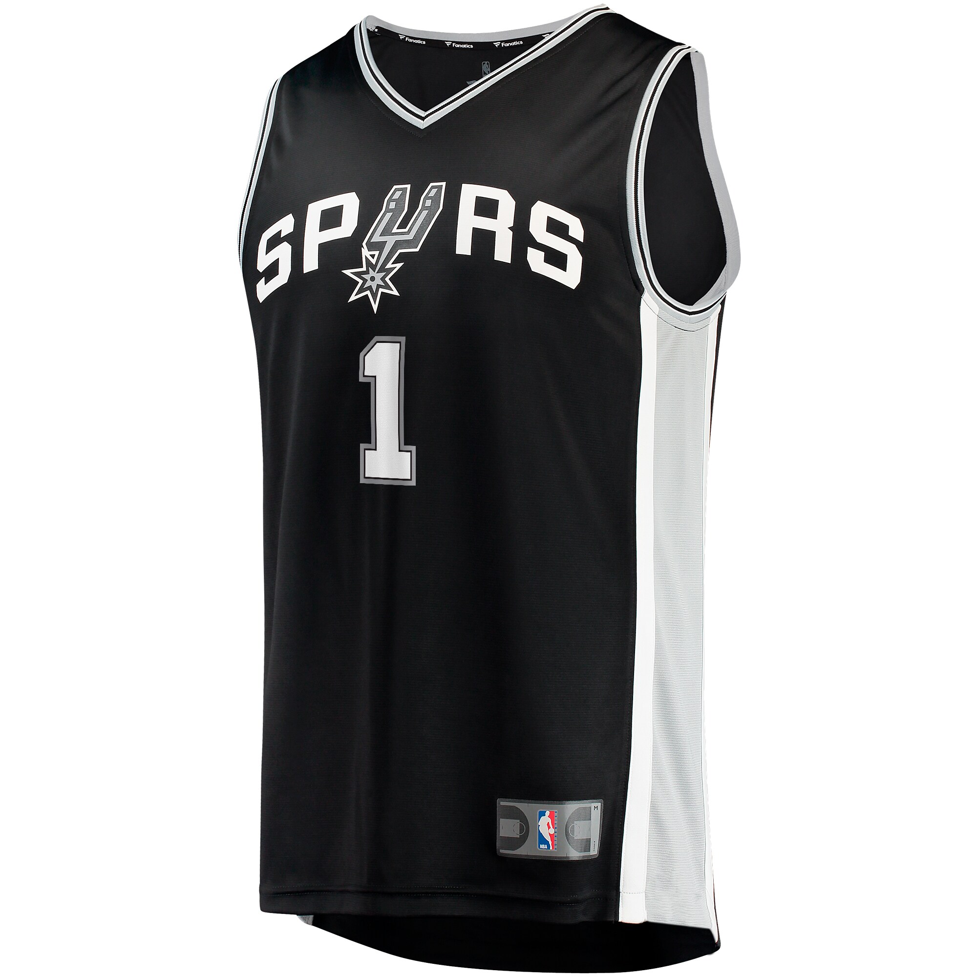 San Antonio Spurs youth san antonio spurs victor wembanyama fanatics black fast break replica jersey – icon edition Collection | Official Spurs Store